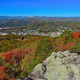 A mountaintop removal surface mine looms on the horizon over downtown Norton, Virginia.
(Courtesy of Walter H. Smith, the University of Virginia)